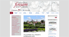 Desktop Screenshot of finsamgotland.se