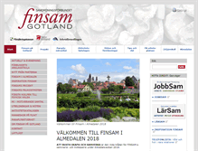 Tablet Screenshot of finsamgotland.se
